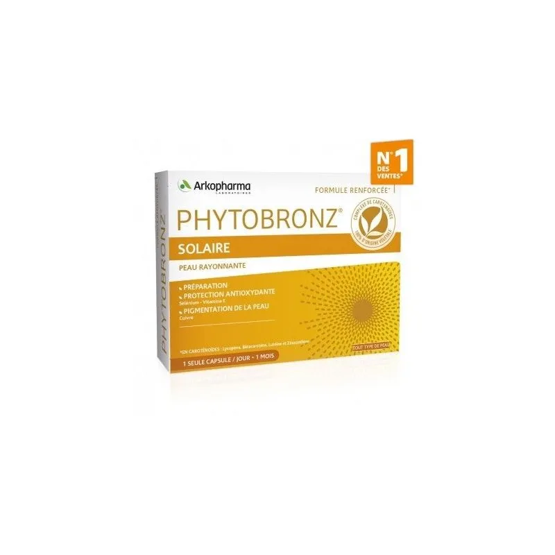Phytobronz préparation solaire 30 capsules