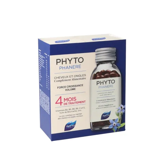 Phytophanère Cheveux et Ongles 240 capsules dont 120 OFFERTES