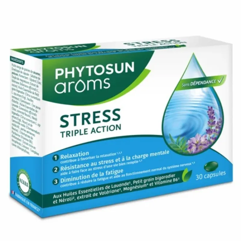 Phytosun Aroms Stress Triple Action 30 Capsules Phytosun Aroms Stress Triple Action 30 Capsules