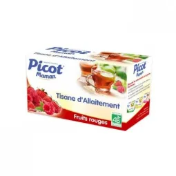 Picot Maman Tisane Allaitement Fruits Rouges 20 Sachets