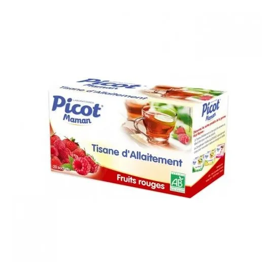 Picot Maman Tisane Allaitement Fruits Rouges 20 Sachets Picot Maman Tisane Allaitement Fruits Rouges 20 Sachets