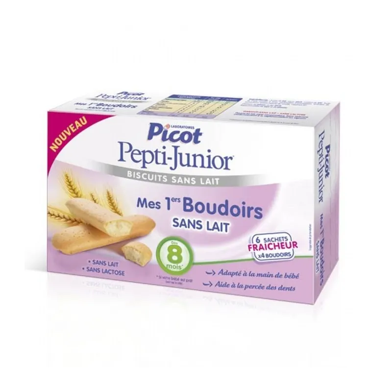 Picot Pepti Junior Biscuits sans Lait Mes 1ers Boudoirs X24 Picot Pepti Junior Biscuits sans Lait Mes 1ers Boudoirs X24