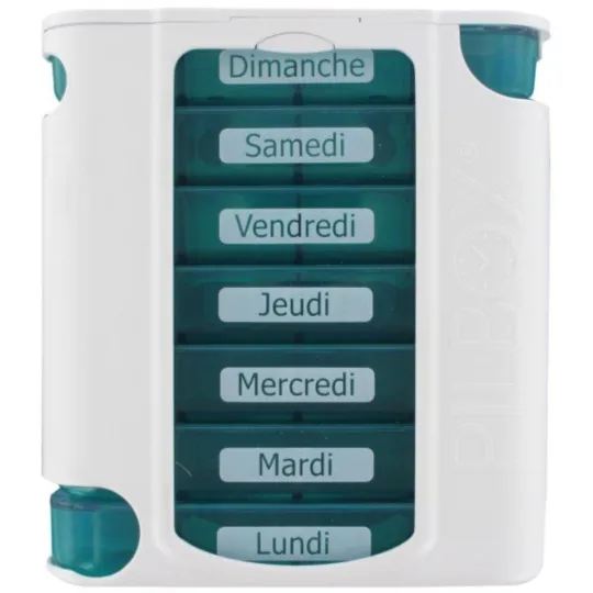 Pilbox 7 Pilulier Hebdomadaire Fixe Pilbox 7 Pilulier Hebdomadaire Fixe