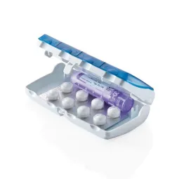 Pilbox DAILY - Pilulier Journalier Bleu