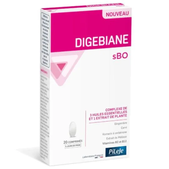 Pileje Digebiane sBO 20 Comprimés Pileje Digebiane sBO 20 Comprimés