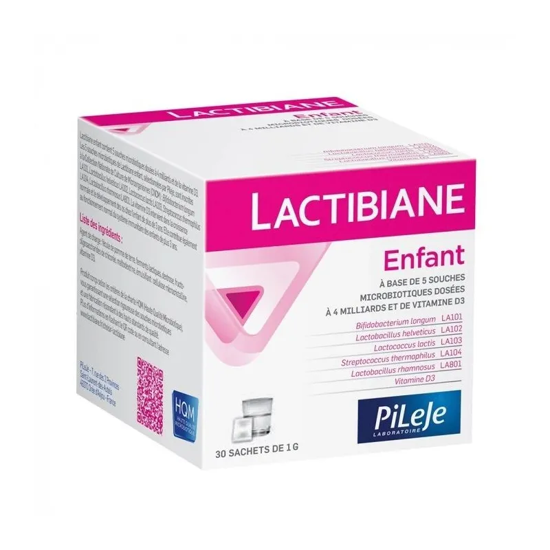 Pileje Lactibiane Enfant 30 sachets de 1g Pileje Lactibiane Enfant 30 sachets de 1g