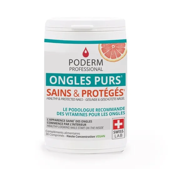 Poderm Ongles Purs 30 comprimés Vegan Poderm Ongles Purs 30 comprimés Vegan