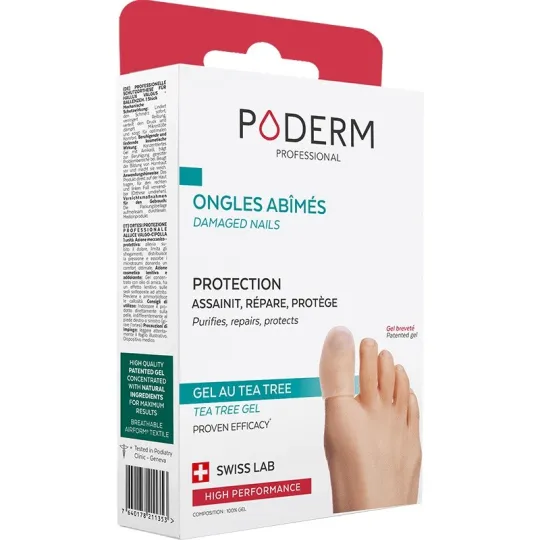 Poderm Protection Ongles Abîmés Taille S Poderm Protection Ongles Abîmés Taille S