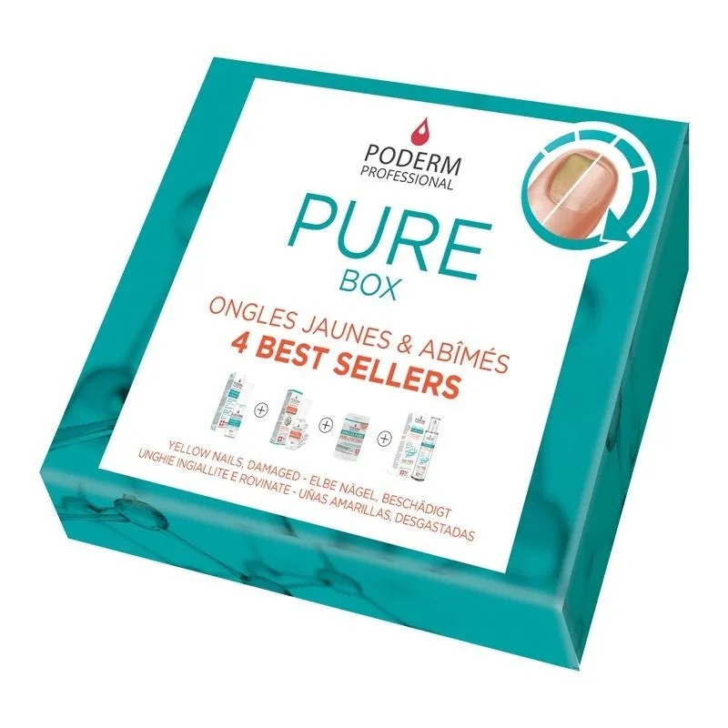 Poderm Pure Box Ongles Jaunes et Abîmés