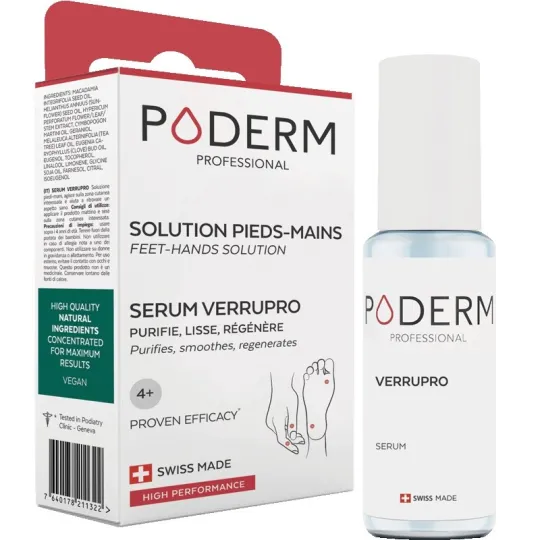Poderm Sérum Verrupro Solution Pieds Mains 6ml Poderm Sérum Verrupro Solution Pieds Mains 6ml