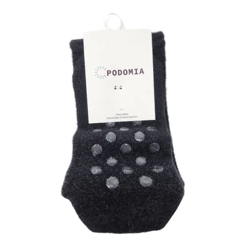 Podomia Chaussettes Hydratantes & Antidérapantes T36-42 Noir