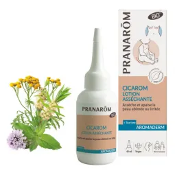 Pranarôm Aromaderm Cicarom Lotion Asséchante Bio 40ml