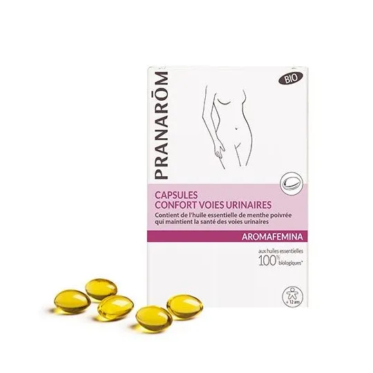 Pranarôm Aromafemina Confort Voies Urinaires 30 Capsules Bio
