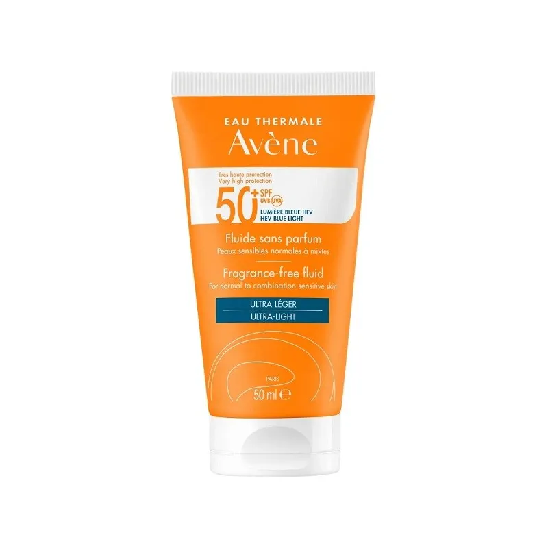 Avène Solaire Fluide Sans Parfum SPF 50+ 50ml