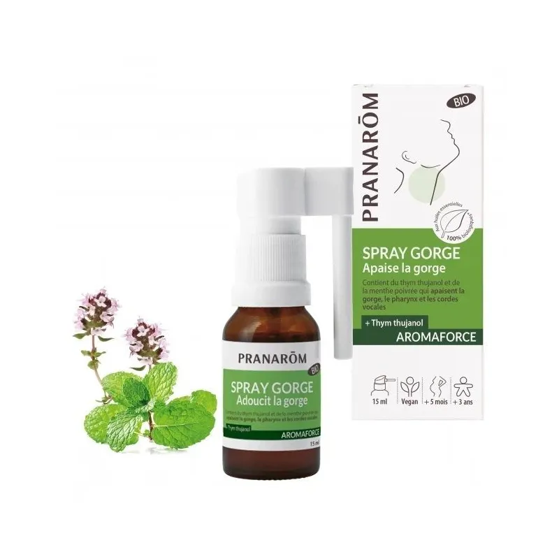 Pranarôm Aromaforce Spray Gorge Bio 15ml