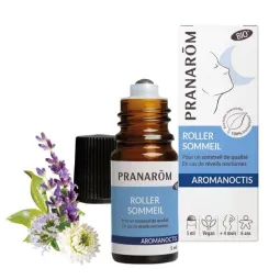 Pranarôm Aromanoctis Roller Sommeil Bio Vegan 5ml