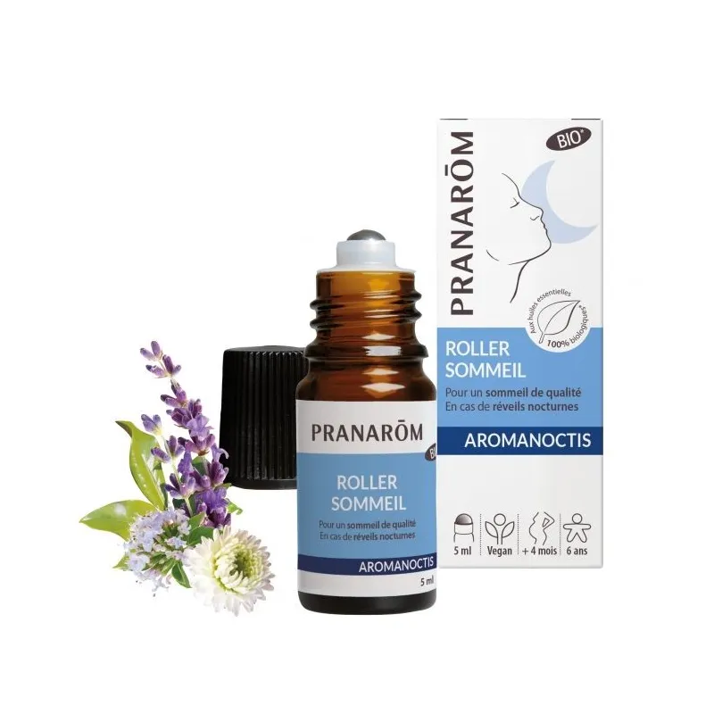 Pranarôm Aromanoctis Roller Sommeil Bio Vegan 5ml Pranarôm Aromanoctis Roller Sommeil Bio Vegan 5ml