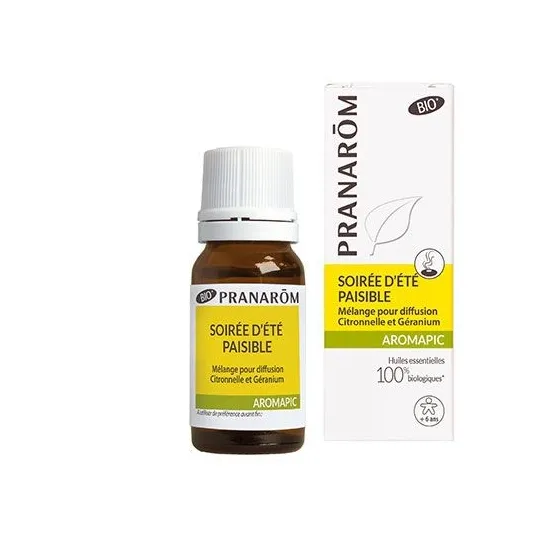 Pranarôm Aromapic Soirée d'Eté Paisible Bio 10ml Pranarôm Aromapic Soirée d'Eté Paisible Bio 10ml