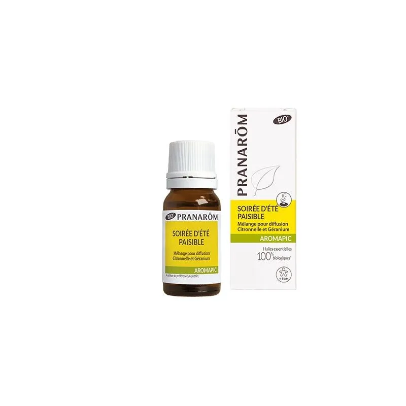 Pranarôm Aromapic Soirée d'Eté Paisible Bio 10ml Pranarôm Aromapic Soirée d'Eté Paisible Bio 10ml