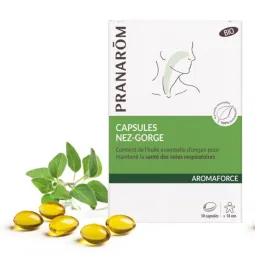 Pranarom Capsules Nez-Gorge Bio 30 Capsules