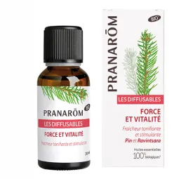 Pranarôm Diffusable Bio Force et Vitalité 30ml
