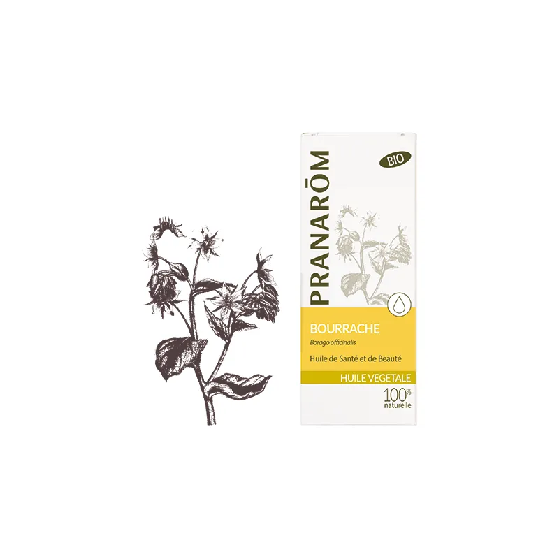 Pranarôm Huile Végétale Bio Bourrache 50ml Pranarôm Huile Végétale Bio Bourrache 50ml