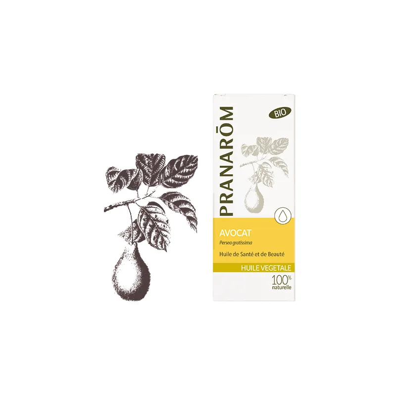 Pranarôm Huile Végétale d'Avocat Bio 50ml Pranarôm Huile Végétale d'Avocat Bio 50ml
