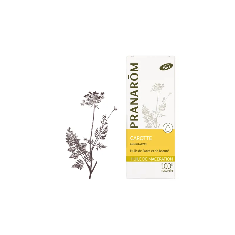 Pranarôm Huile Végétale de Carotte Bio 50ml