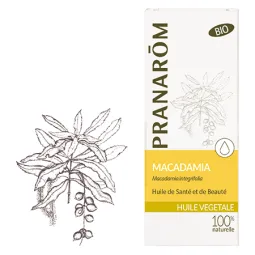 Pranarôm Huile Végétale de Macadamia Bio 50ml