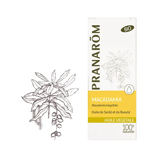 Pranarôm Huile Végétale de Macadamia Bio 50ml Pranarôm Huile Végétale de Macadamia Bio 50ml
