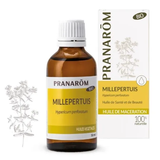 Pranarôm Huile Végétale de Millepertuis Bio 50ml Pranarôm Huile Végétale de Millepertuis Bio 50ml