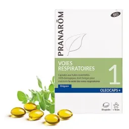Pranarôm Oleocaps+ 1 Voies Respiratoires 30 Capsules Bio