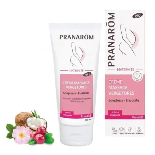 Pranarôm PranaBB Maternité Crème Massage Vergetures Bio 100ml Pranarôm PranaBB Maternité Crème Massage Vergetures Bio 100ml
