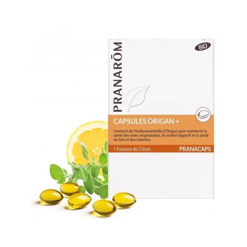 Pranarôm Pranacaps Origan+ Bio 30 Capsules