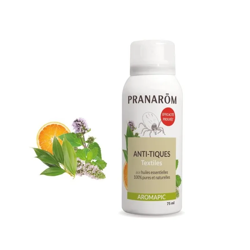 Pranarôm Spray Anti Tiques Textiles 75ml Pranarôm Spray Anti Tiques Textiles 75ml