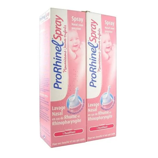 Prorhinel Spray Nasal Nourrissons Jeunes Enfants 2x100ml
