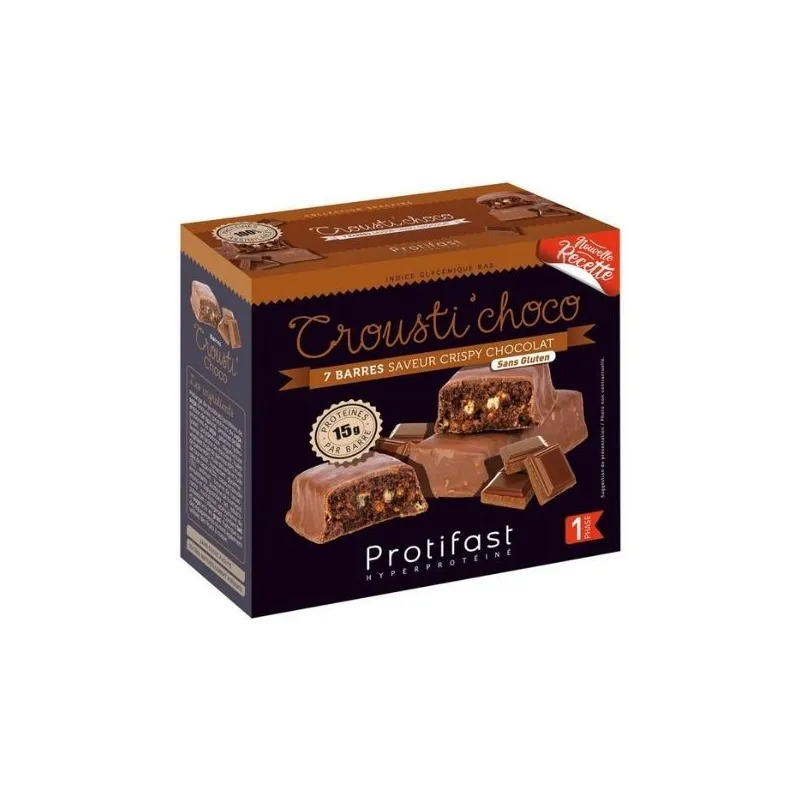 Protifast Barres Hyperprotéinées Crousti'choco 7 Barres