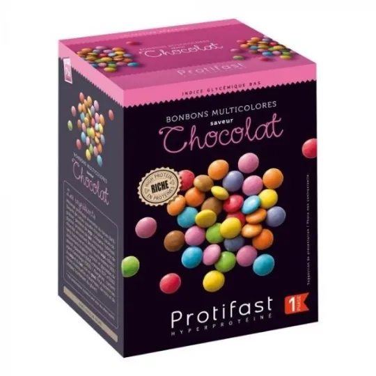 Protifast Bonbons Multicolores Chocolat 7 Sachets de 40g