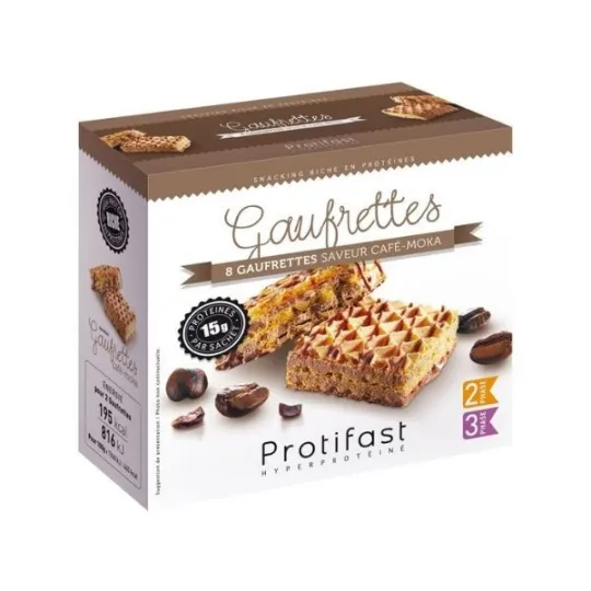 Protifast Gaufrettes Café-Moka 8 unités