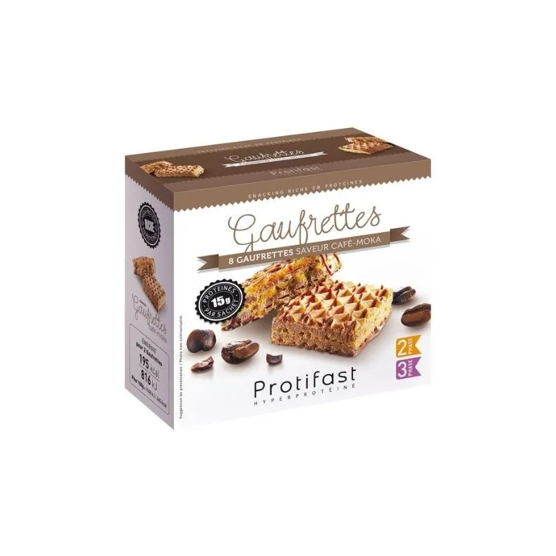 Protifast Gaufrettes Café-Moka 8 unités