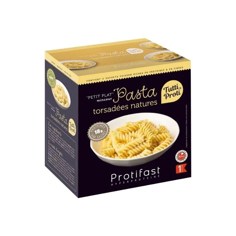 Protifast Pasta torsadées Nature Tutti Proti 5 sachets Protifast Pasta torsadées Nature Tutti Proti 5 sachets