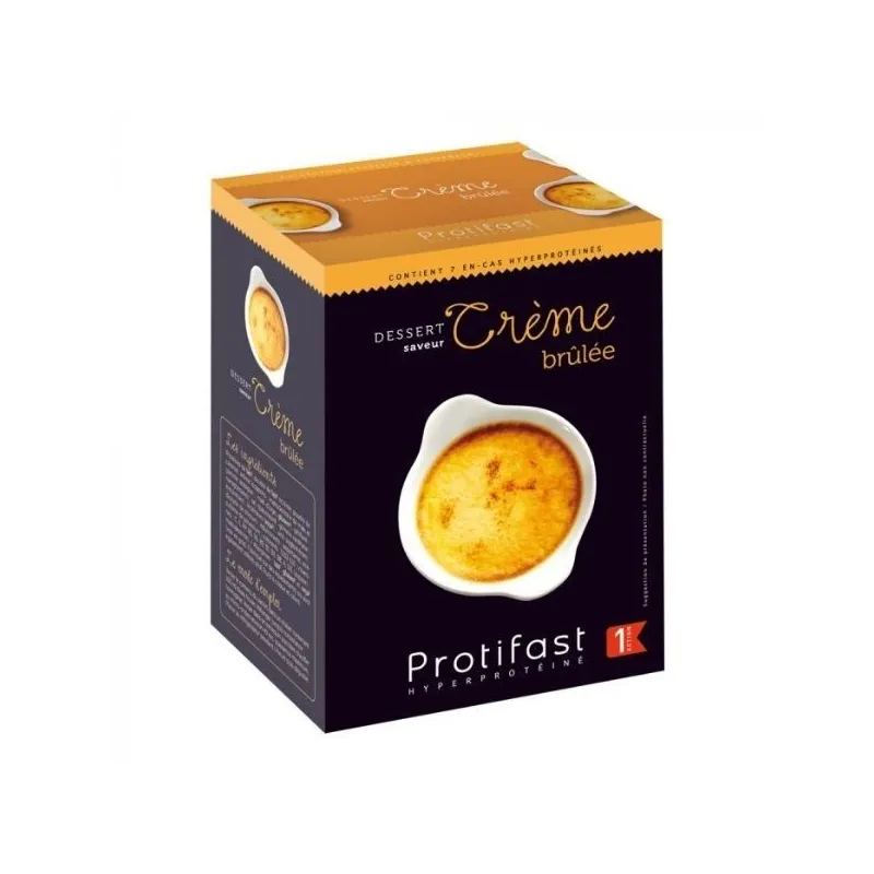 Protifast Sélection Gourmande Crème Brûlée 7 Sachets Protifast Sélection Gourmande Crème Brûlée 7 Sachets