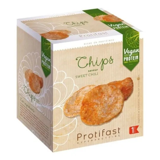 Protifast Vegan Chips Saveur Sweet Chili 2X30g Protifast Vegan Chips Saveur Sweet Chili 2X30g