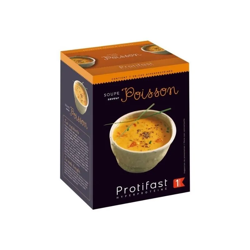Protifast Velouté Poisson et Croutons 7 Sachets