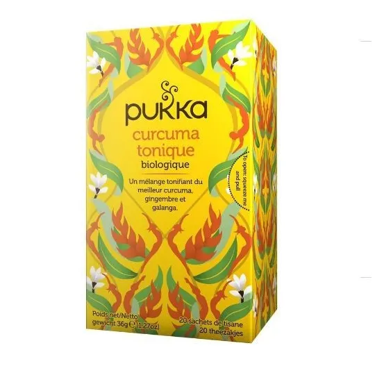 Pukka Curcuma Tonique Biologique Tisane 20 sachets Pukka Curcuma Tonique Biologique Tisane 20 sachets