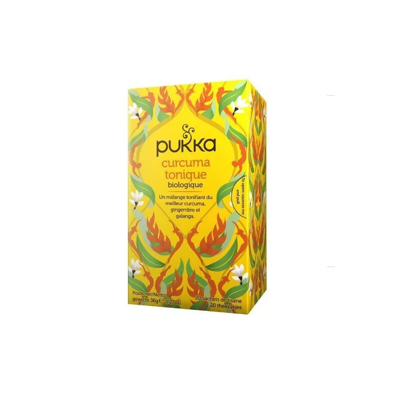 Pukka Curcuma Tonique Biologique Tisane 20 sachets Pukka Curcuma Tonique Biologique Tisane 20 sachets