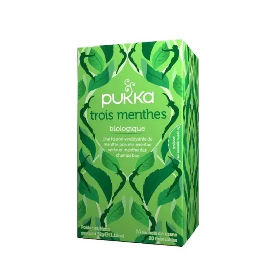 Pukka Infusion Trois Menthes Bio 20 sachets Pukka Infusion Trois Menthes Bio 20 sachets