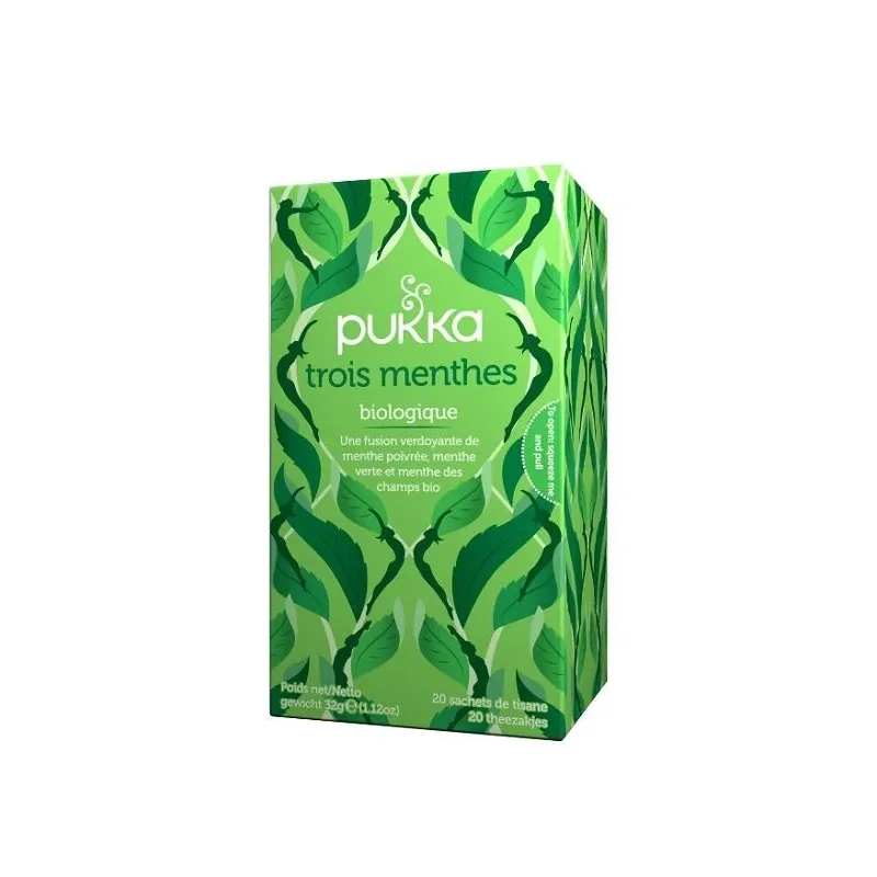 Pukka Infusion Trois Menthes Bio 20 sachets Pukka Infusion Trois Menthes Bio 20 sachets