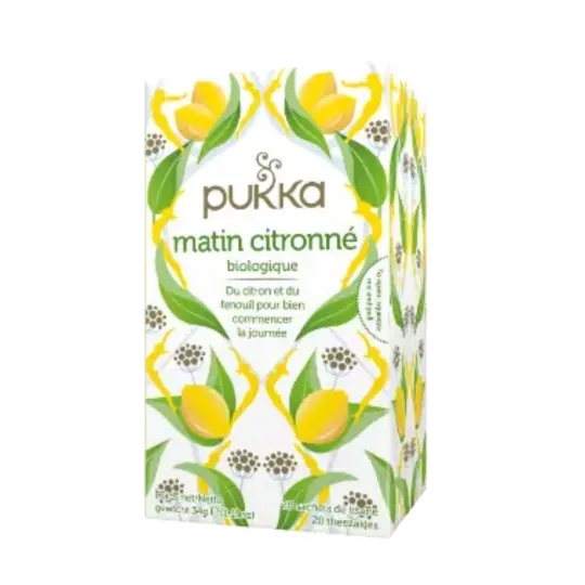 Pukka Matin Citronné Bio 20 sachets Pukka Matin Citronné Bio 20 sachets