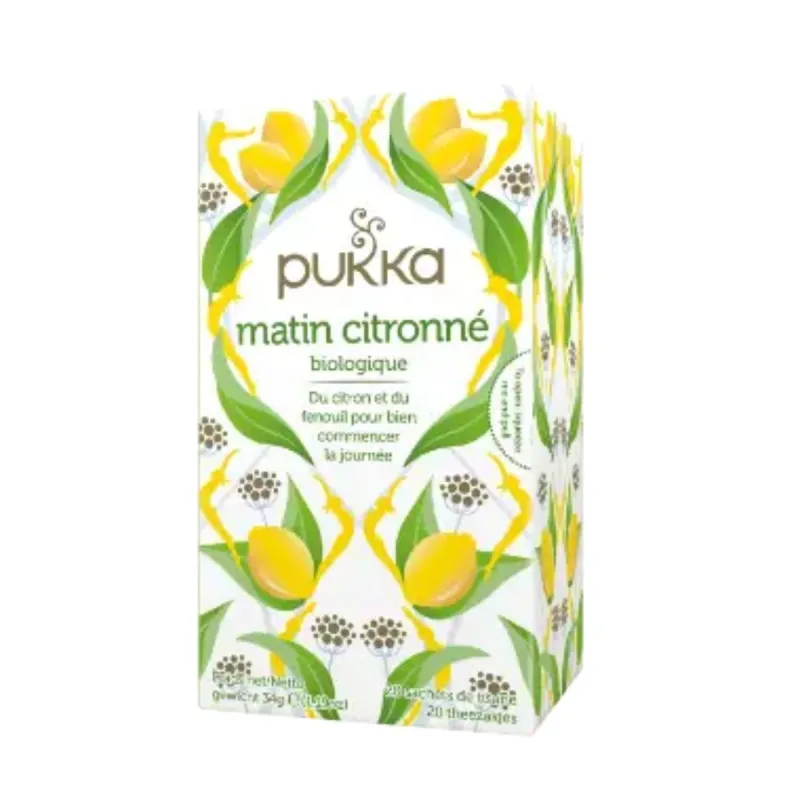 Pukka Matin Citronné Bio 20 sachets Pukka Matin Citronné Bio 20 sachets